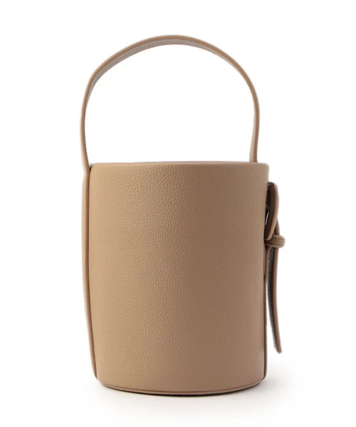 Coverd Buckle Tube Bag BEIGE