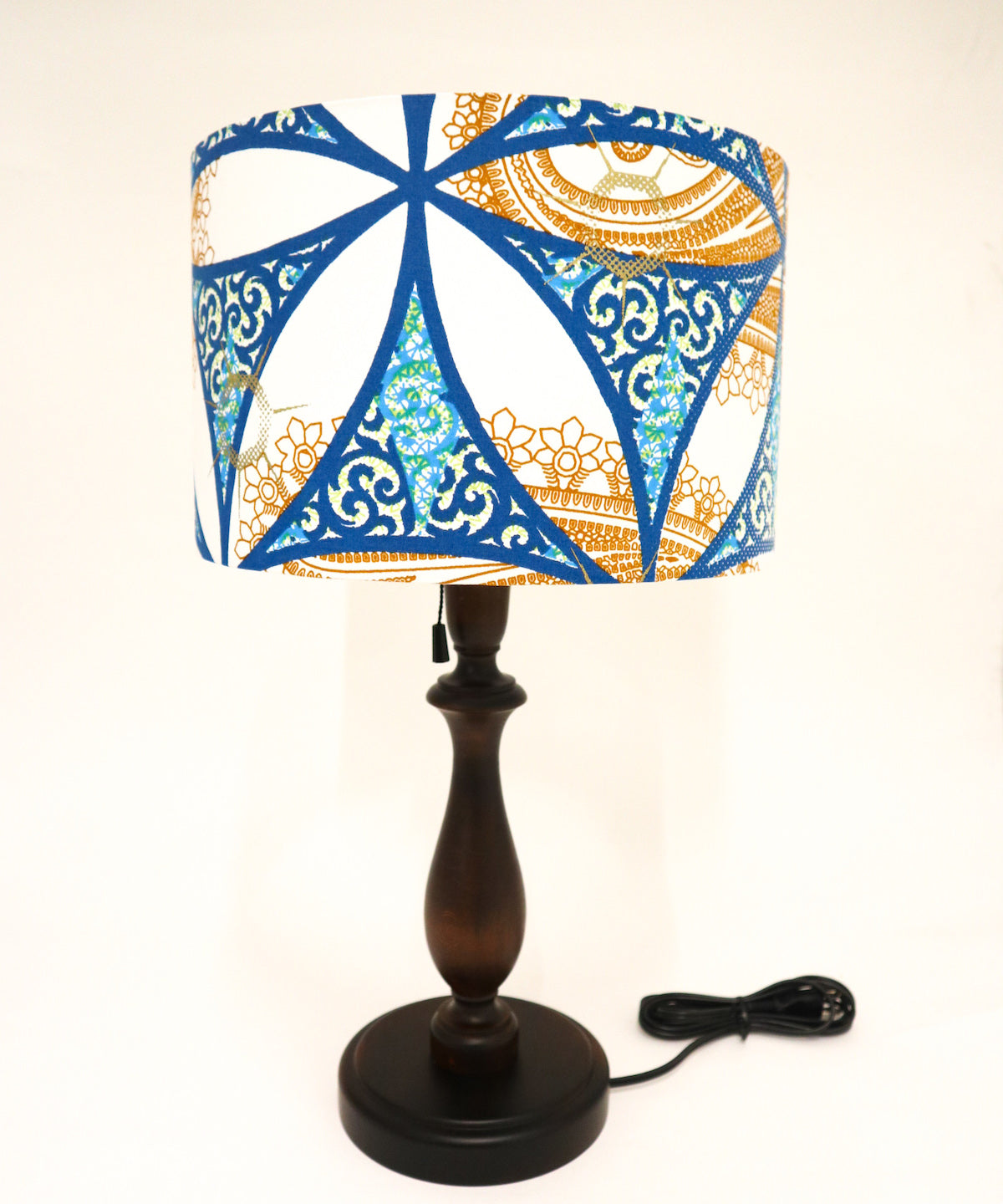 【予約：9月中旬〜下旬発送予定】African textile lamp 103-4