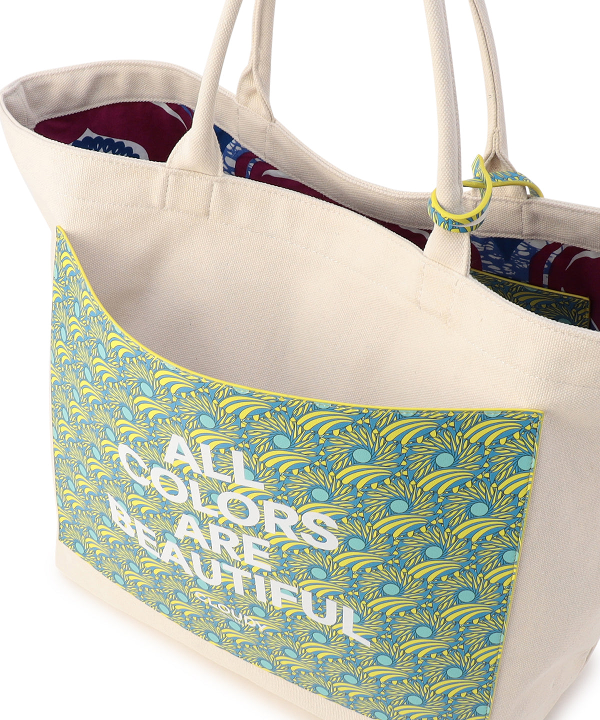 Canvas Tote (Large) GRASS TWIRL