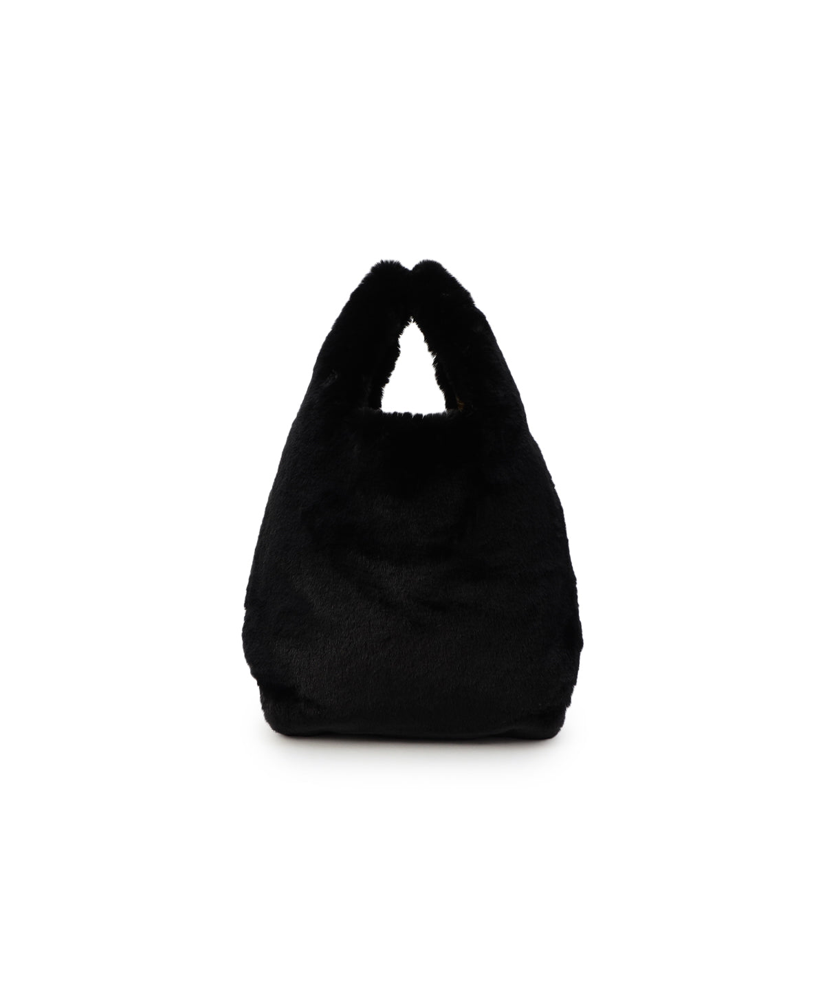 Eco Fur Convenience Bag(Medium) BLACK