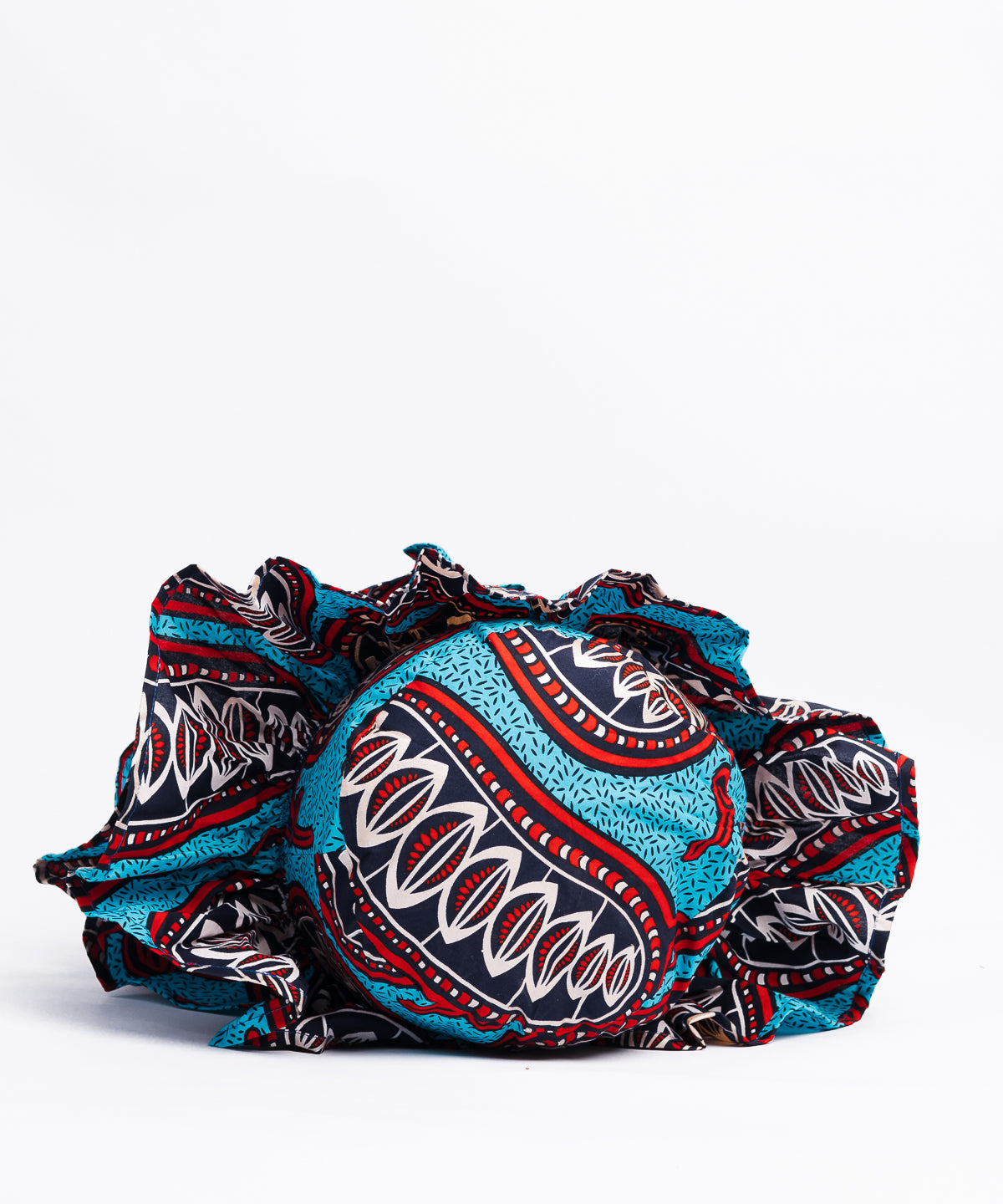 Kitenge Frill Shoulder Bag 066