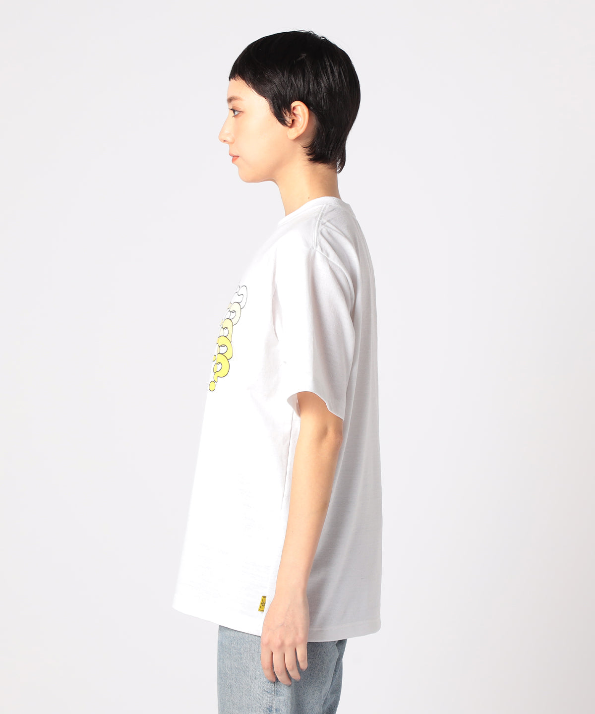 Lunch T-shirt CLOUDY gradation WHITE