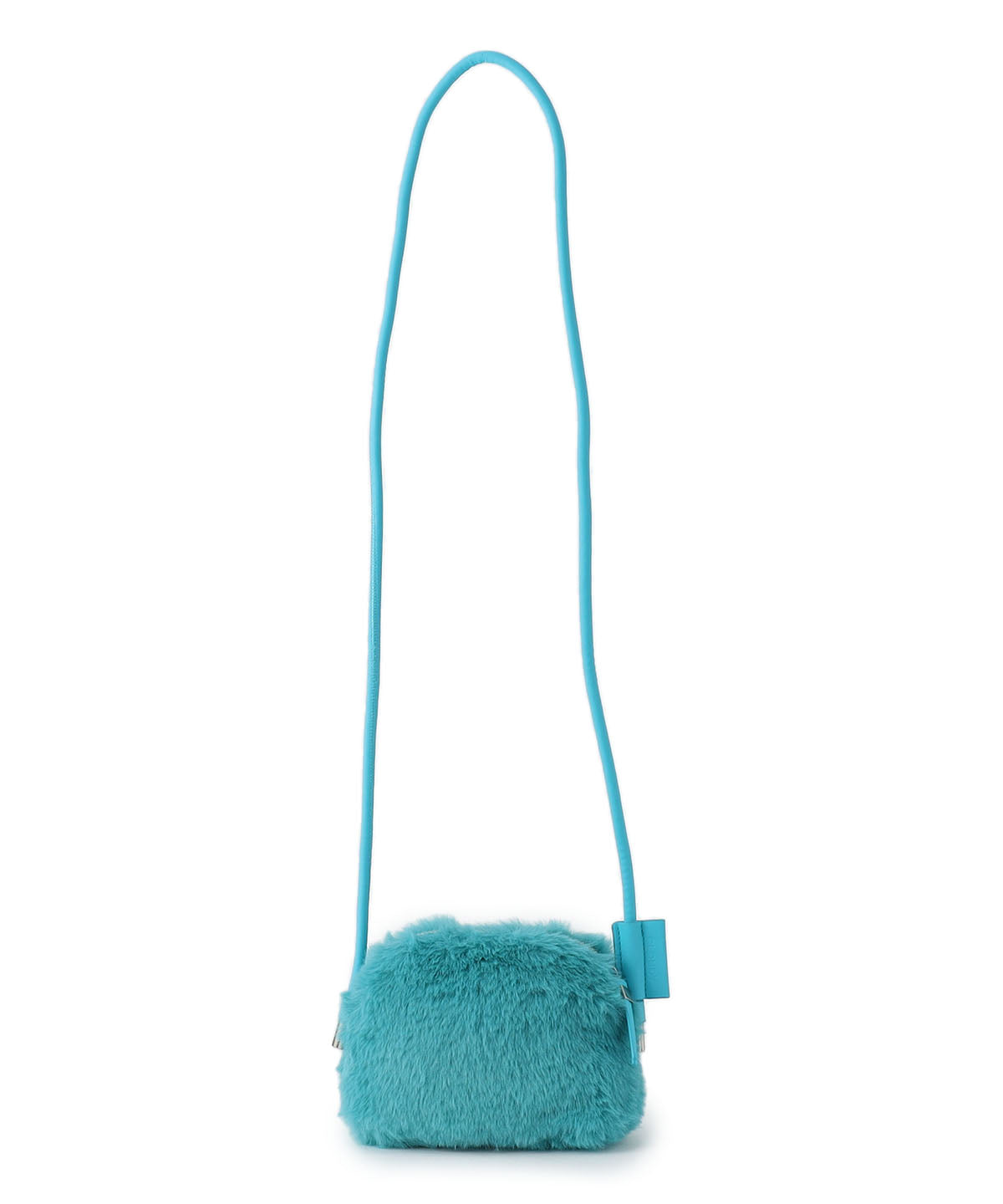 Eco Fur mini Shoulder Bag BULE