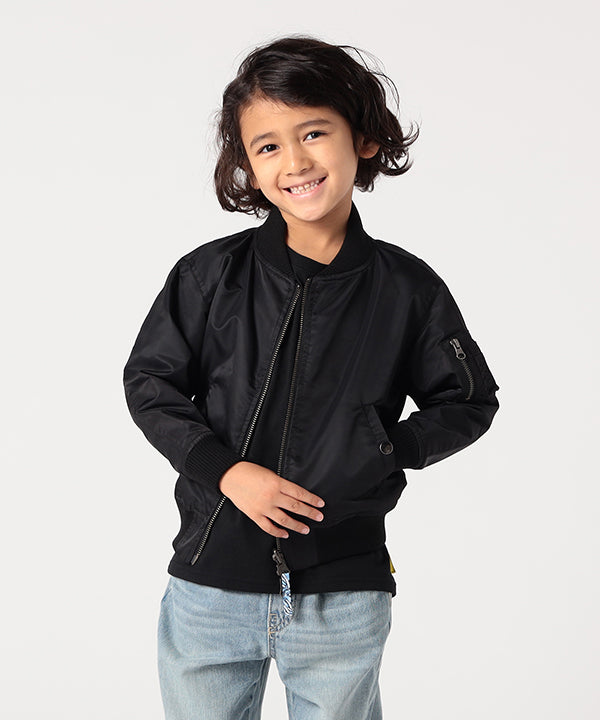Kids Recycled Reversible MA-1 BLACK