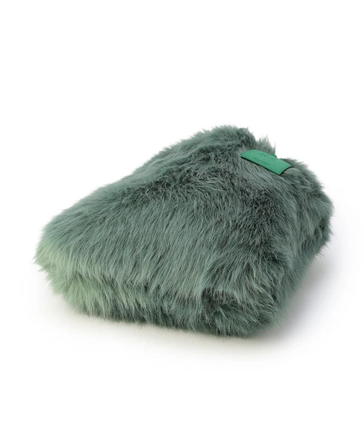 Logo handle Eco fur Tote Bag (Large) E.GREEN