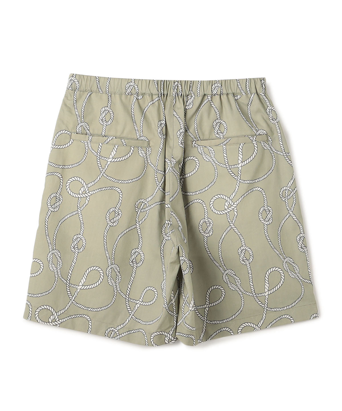 African Textile Shorts BEIGE