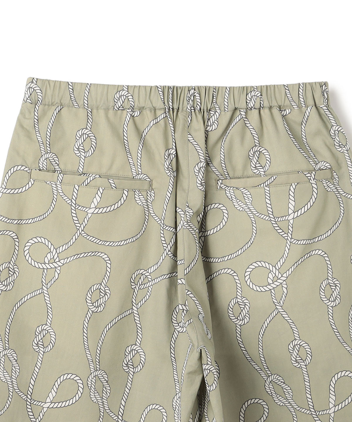 African Textile Shorts BEIGE