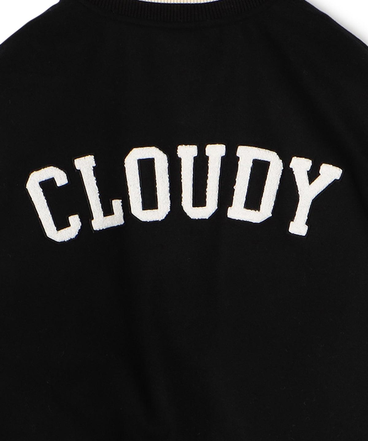 Stadium Jumper BLACK | Outerwear | CLOUDY official mail