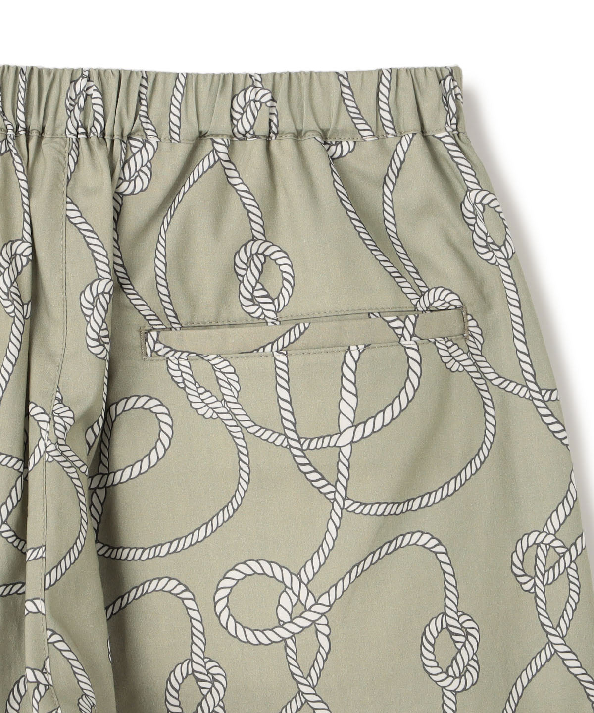 African Textile Shorts BEIGE