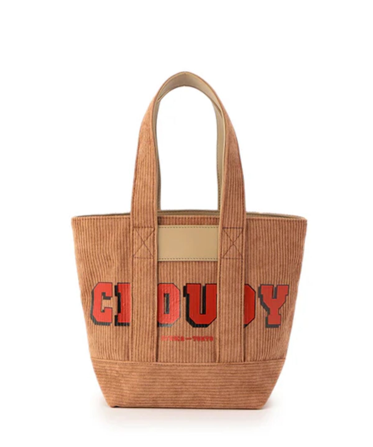 Corduroy Tote Bag (Small) BEIGE