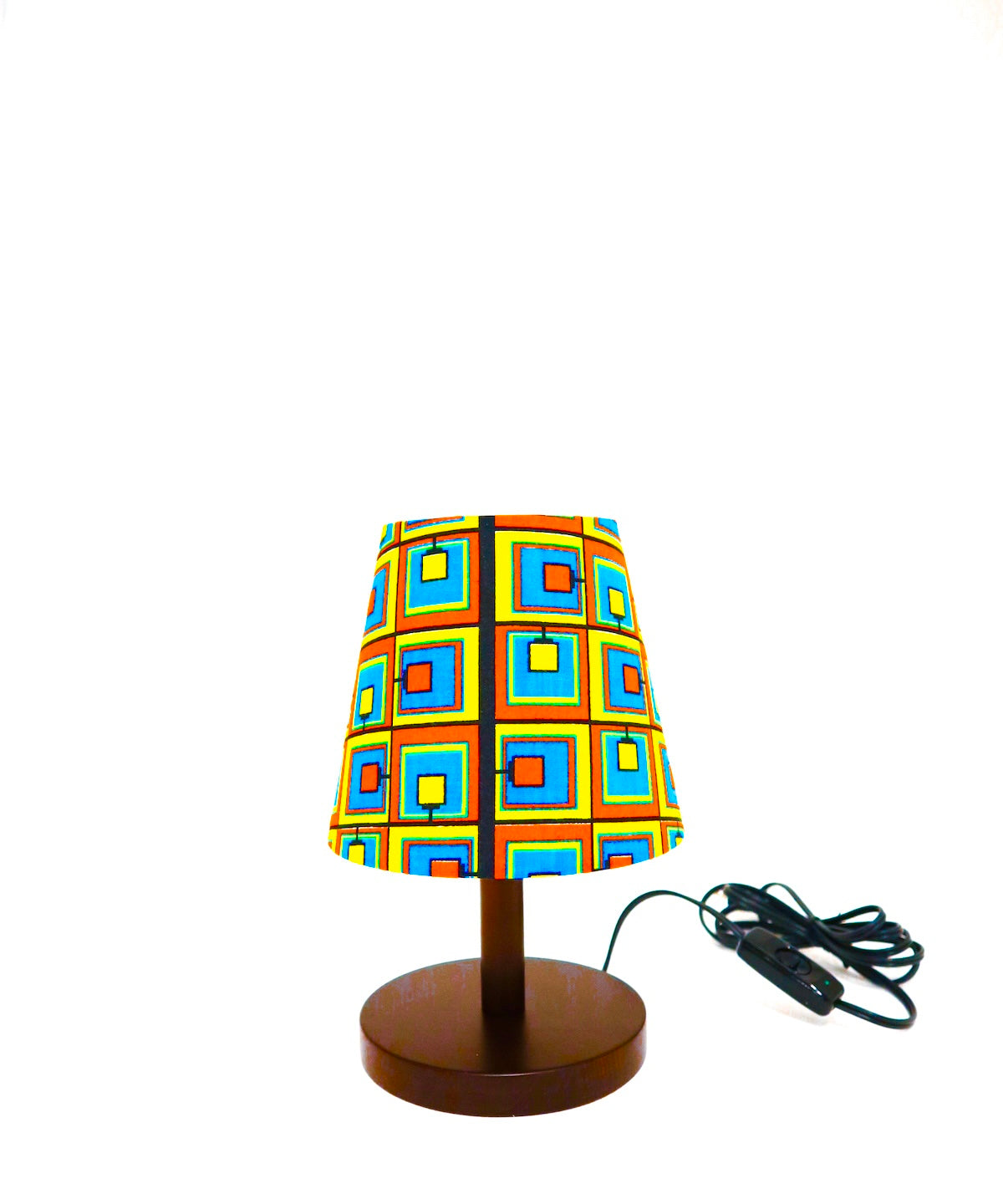 African textile Lamp 106-2