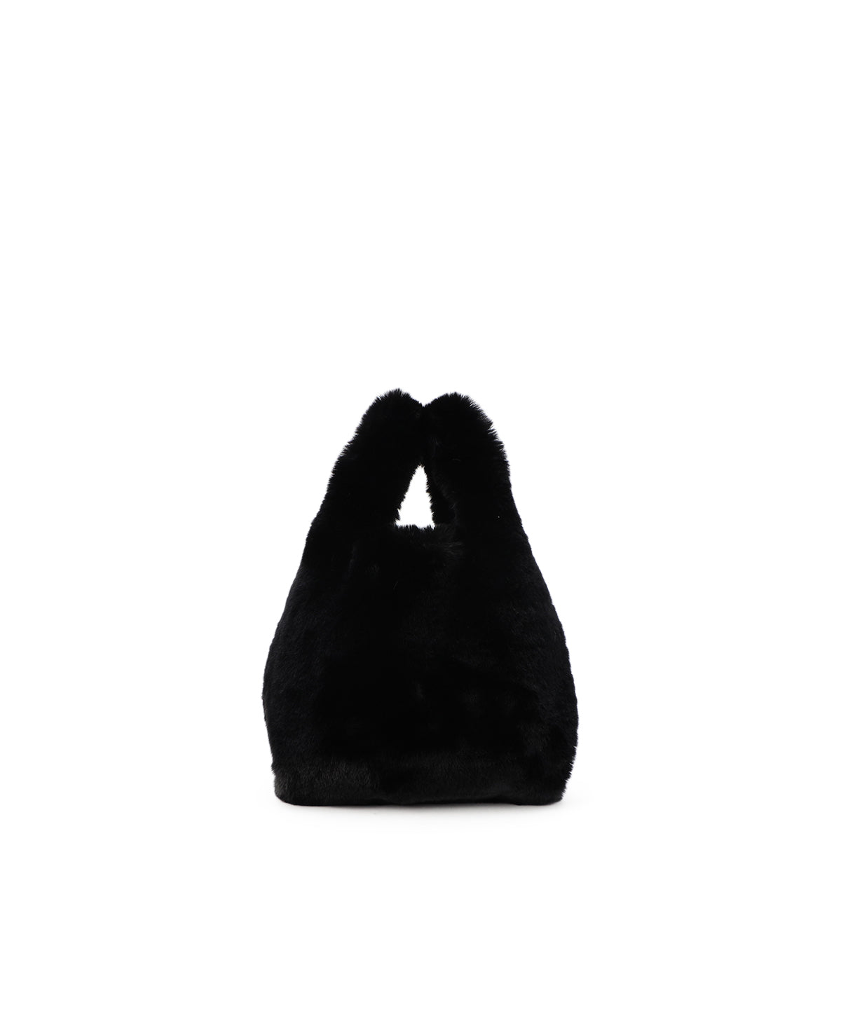 Eco Fur Convenience Bag (Small) BLACK