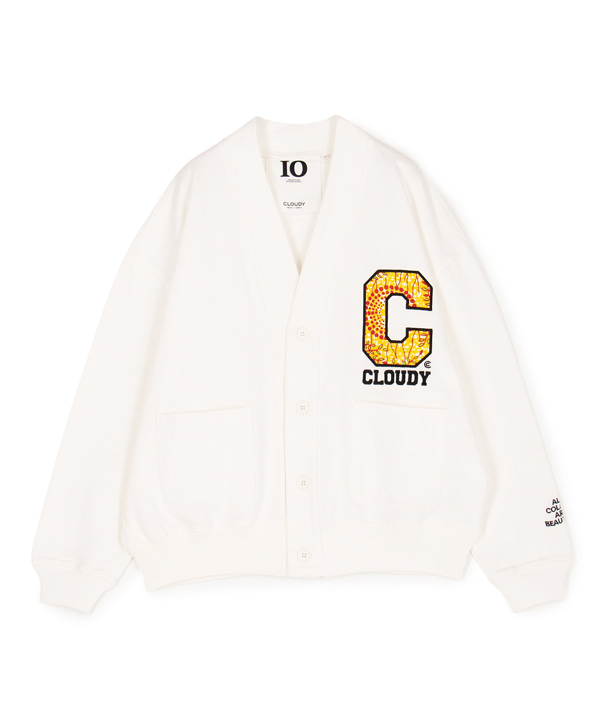 Sweat Cardigan C WHITE