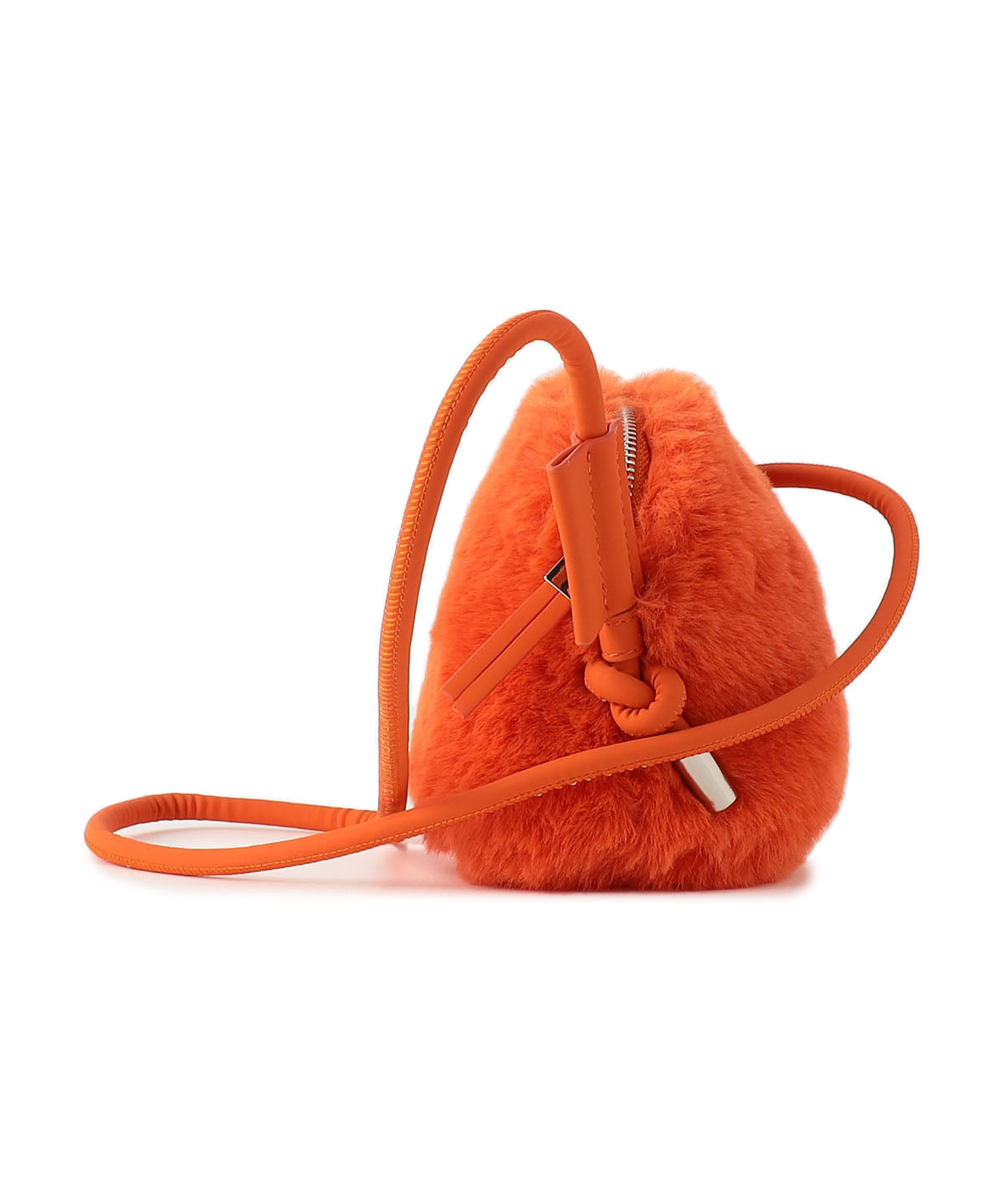 Eco Fur mini Shoulder Bag ORANGE