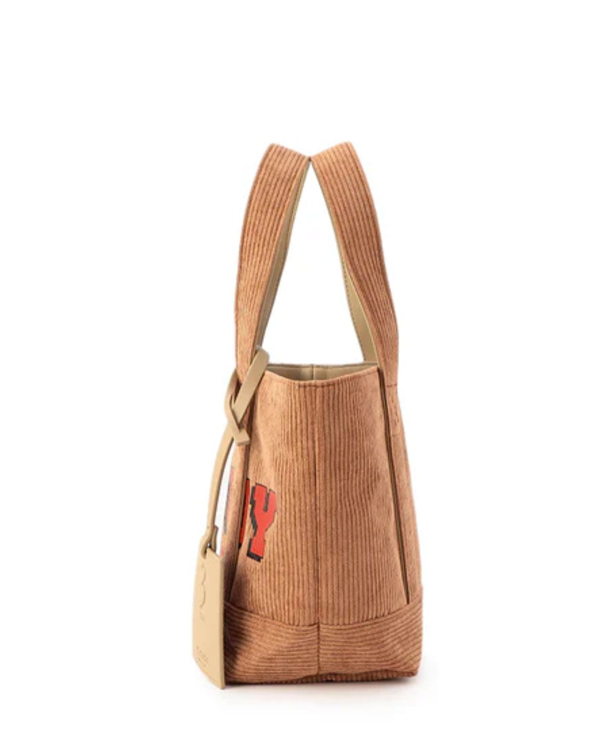 Corduroy Tote Bag (Small) BEIGE