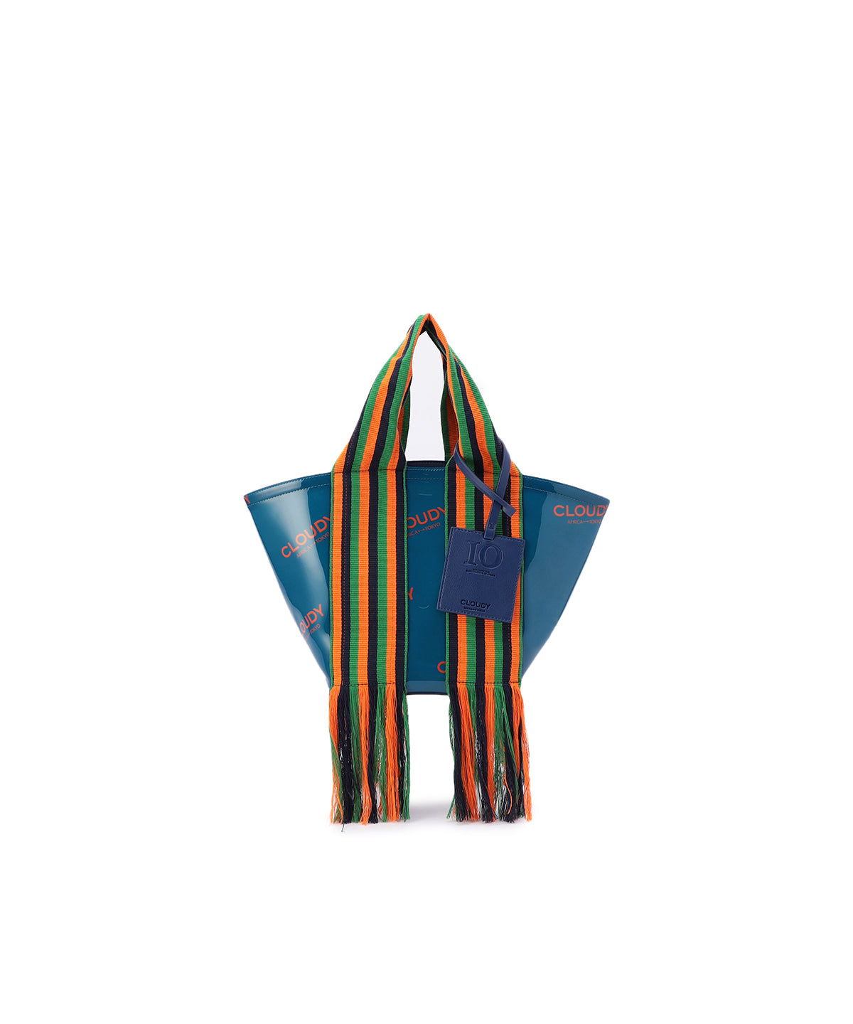 EVA×Kente Bag (Medium) NAVY