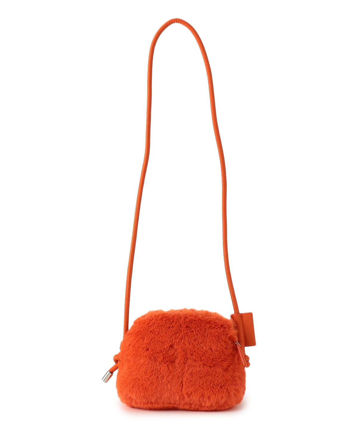 Eco Fur mini Shoulder Bag ORANGE