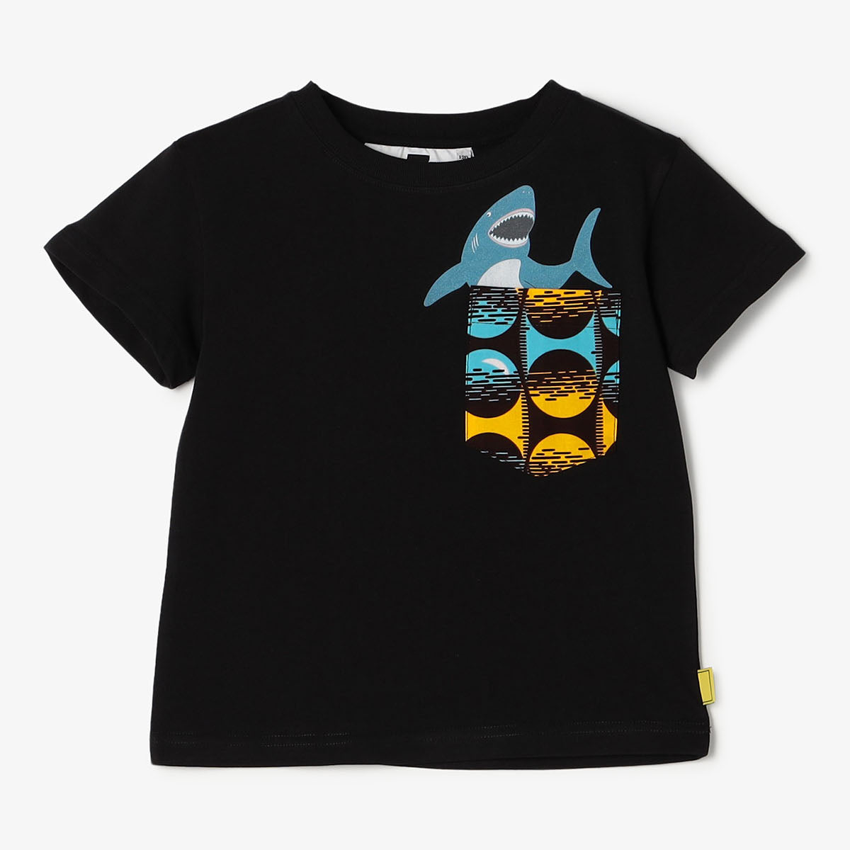 ◆関税込◆ PATOUレースカラー付き コットンTシャツ/Black JE0499999999B-
