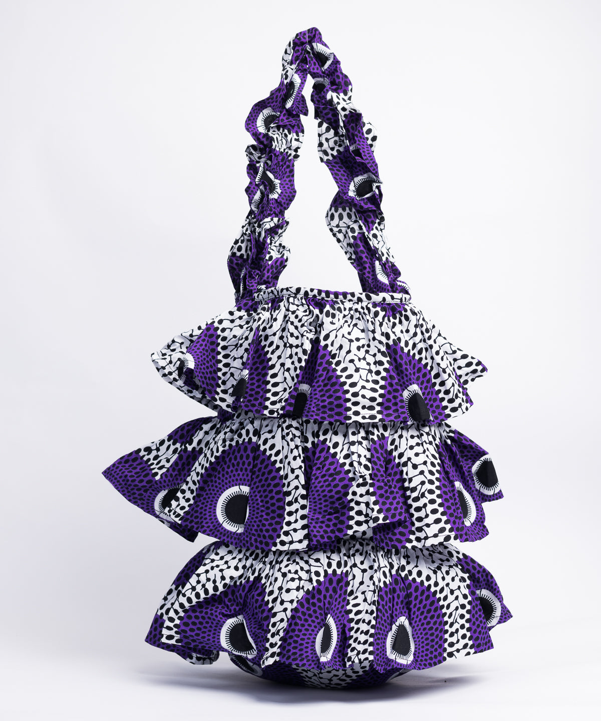 Kitenge Frill Shoulder Bag 067