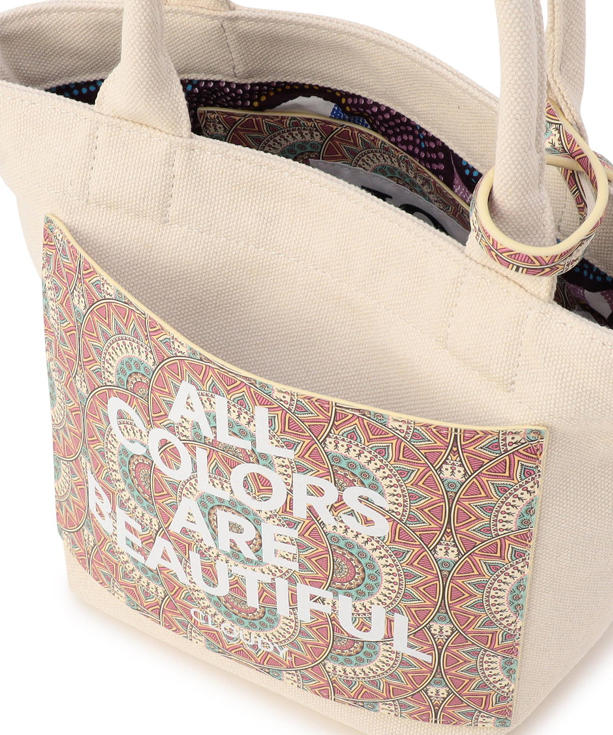 Canvas Tote (Small) POPPING FLOWER