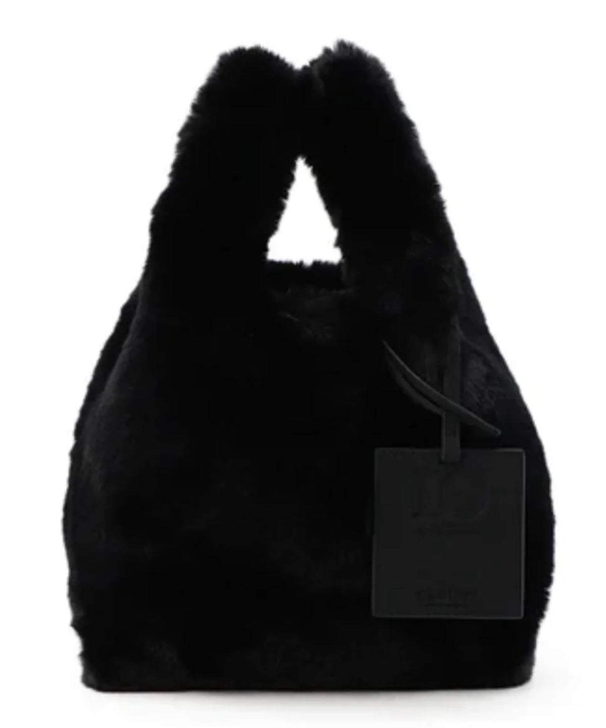 Eco Fur Convenience Bag (Small) BLACK