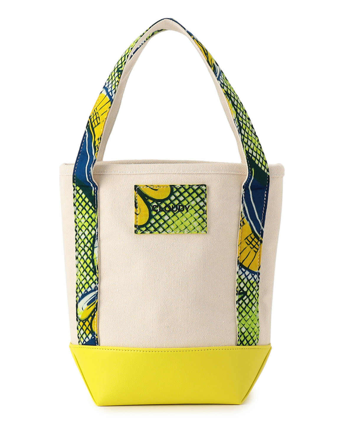 Textile Handle Canvas Tote YELLOW