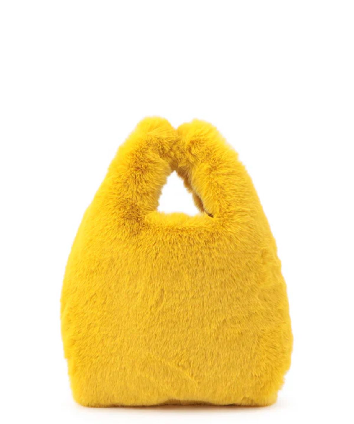 【予約：11月中旬〜下旬発送予定】Eco Fur Convenience Bag (Small) YELLOW