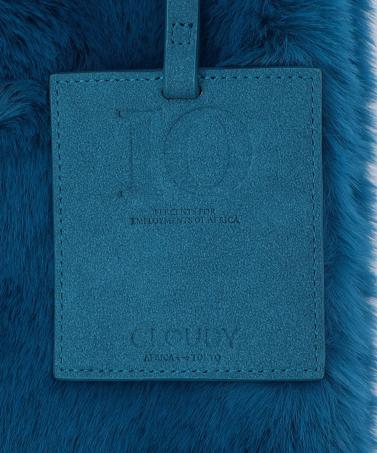 Eco Fur Convenience Bag(Medium) E.BLUE