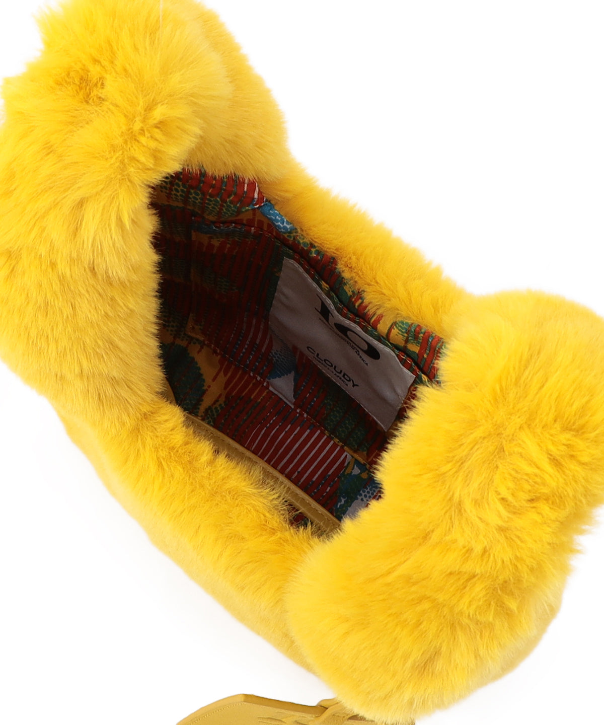 【予約：11月中旬〜下旬発送予定】Eco Fur Convenience Bag (Small) YELLOW