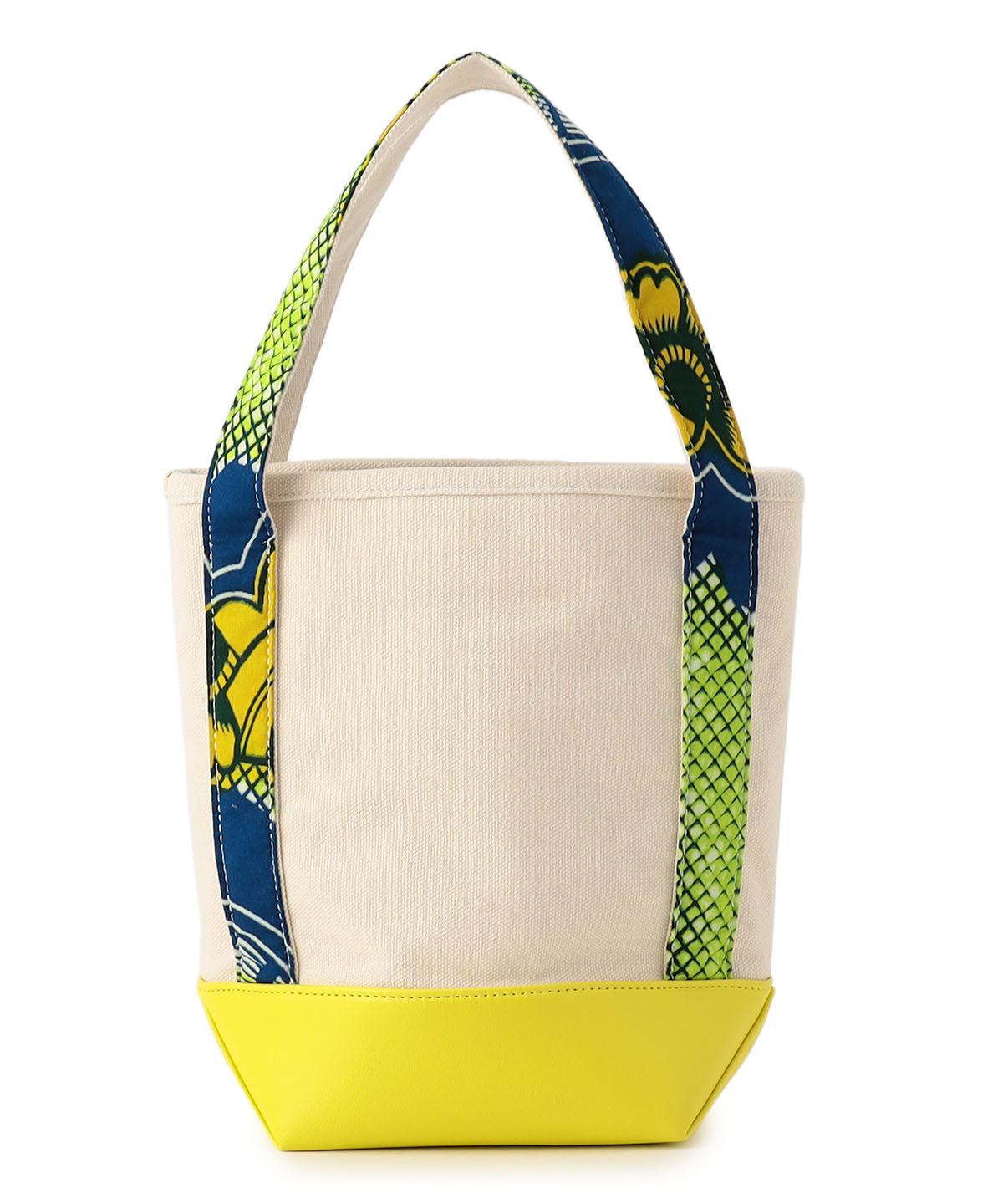 Textile Handle Canvas Tote YELLOW