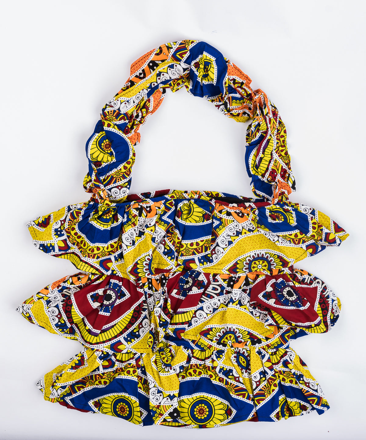 Kitenge Frill Shoulder Bag 098