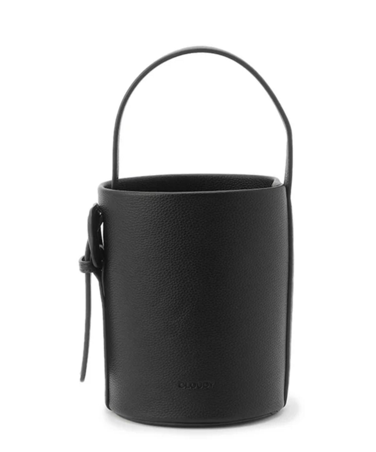 Coverd Buckle Tube Bag BLACK