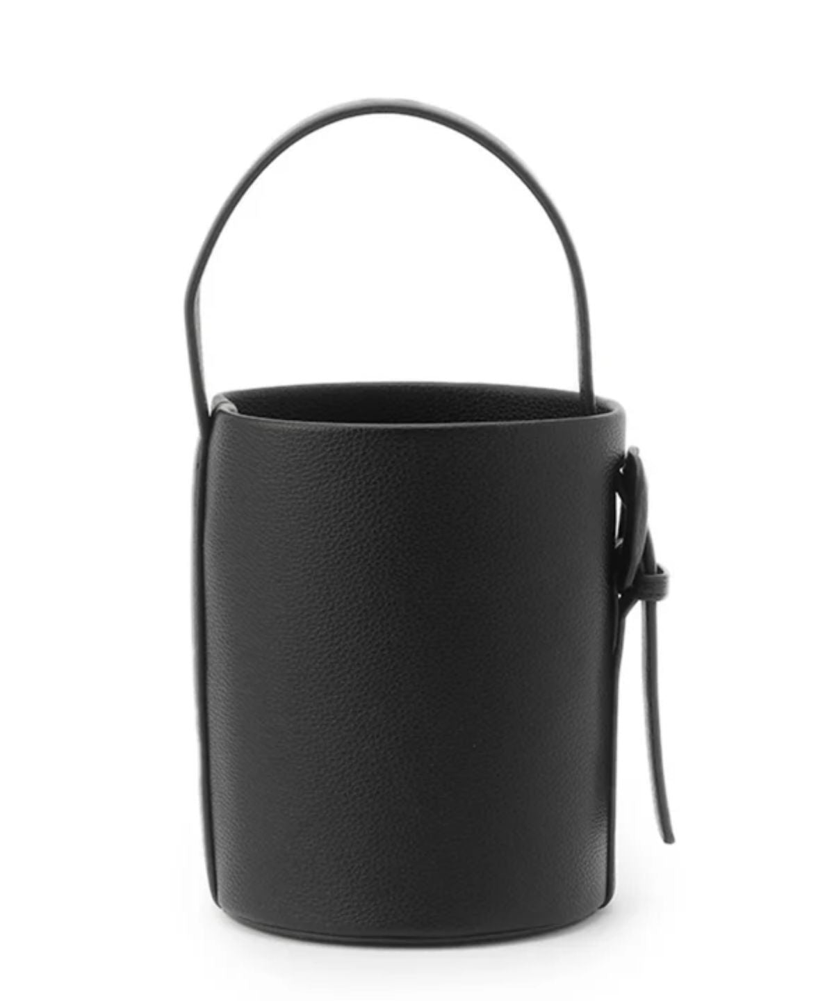 Coverd Buckle Tube Bag BLACK