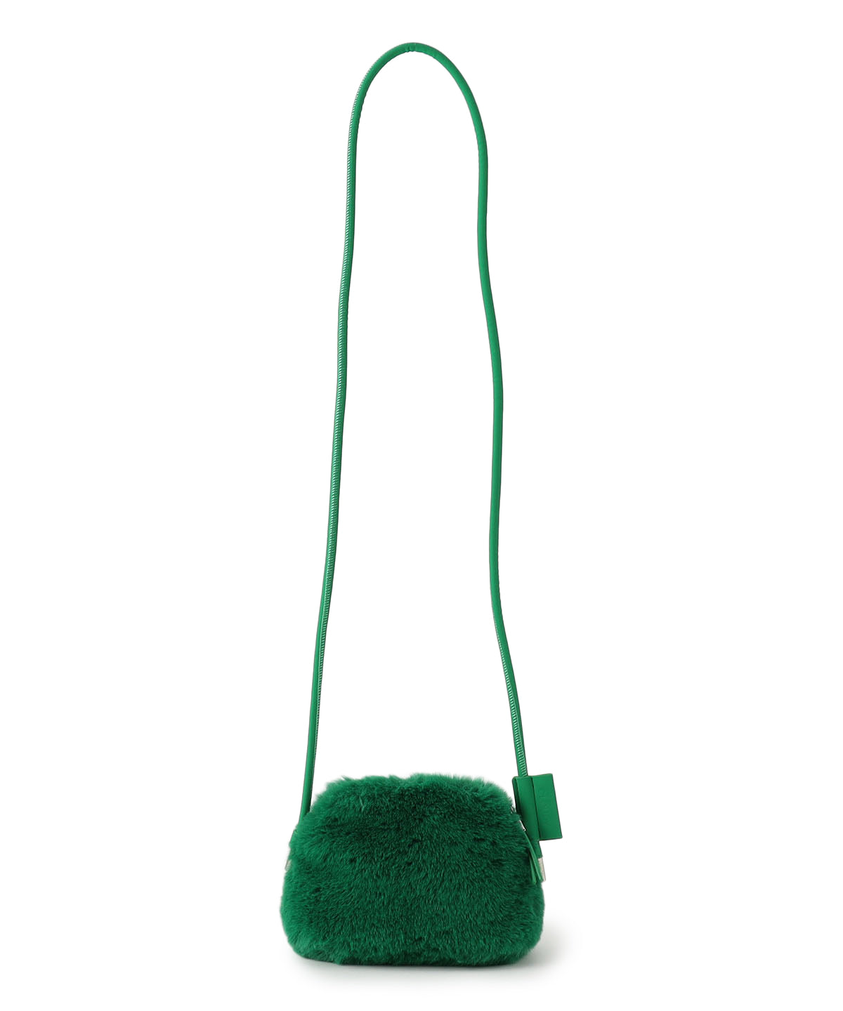 Eco Fur mini Shoulder Bag GREEN