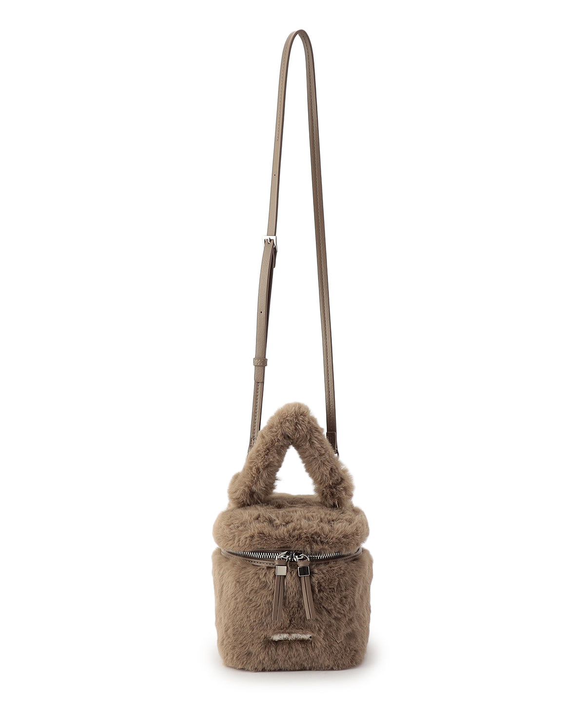 Eco Fur Vanity Bag GREIGE