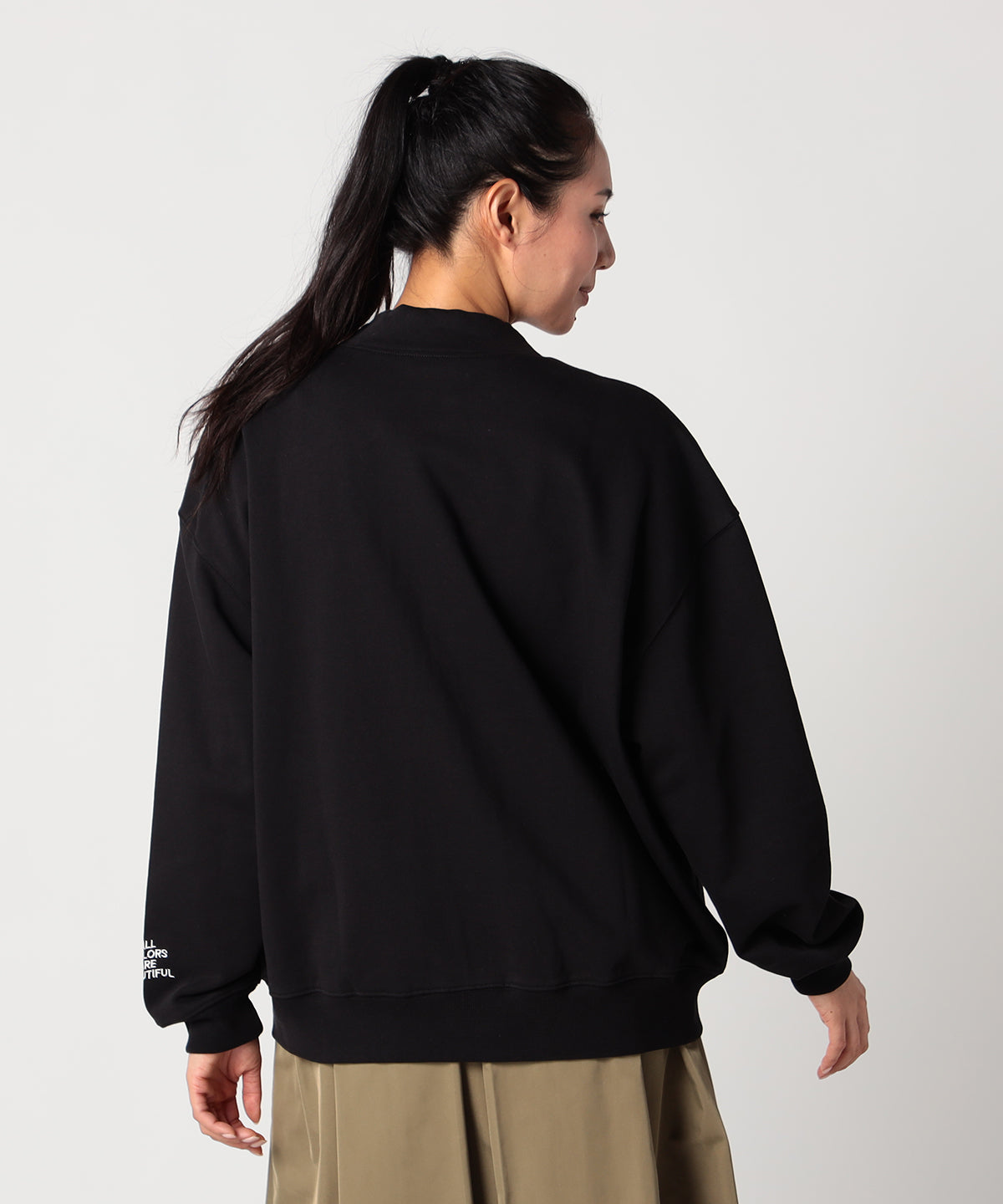 Sweat Cardigan C BLACK