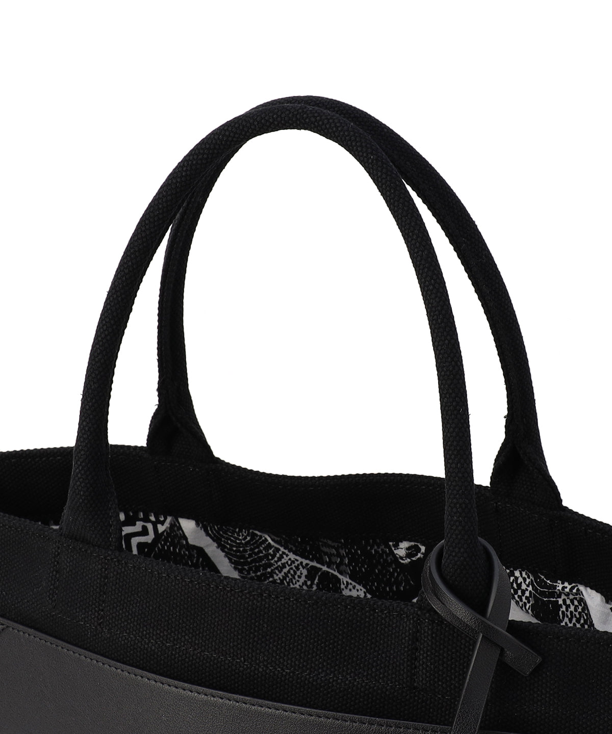 Canvas Tote (Medium) BLACK