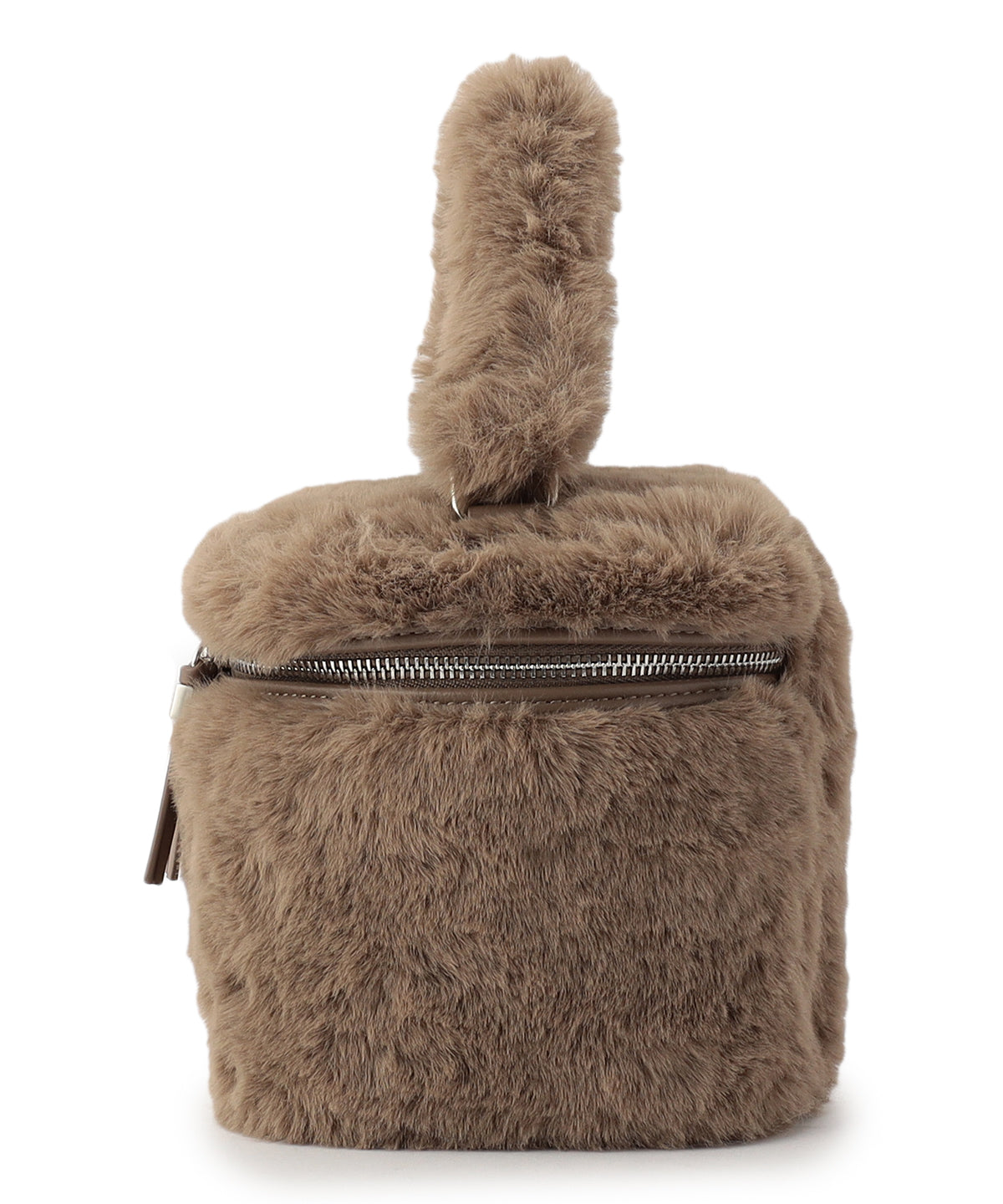 Eco Fur Vanity Bag GREIGE