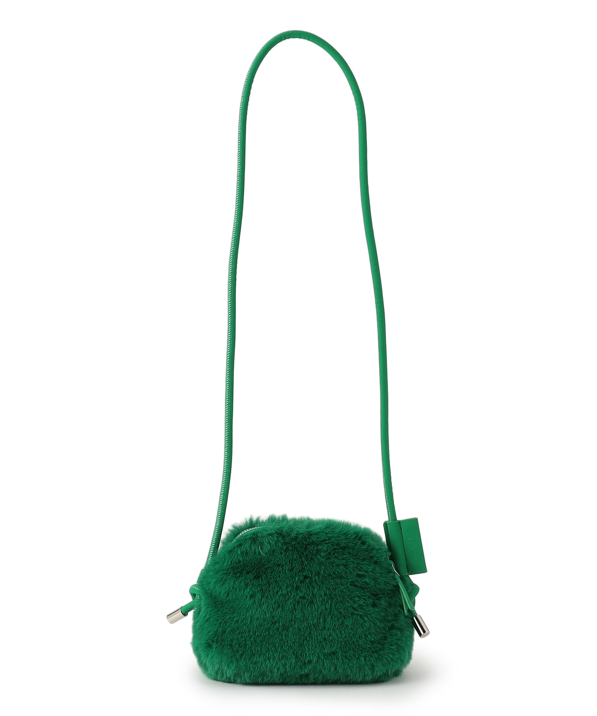 Eco Fur mini Shoulder Bag GREEN