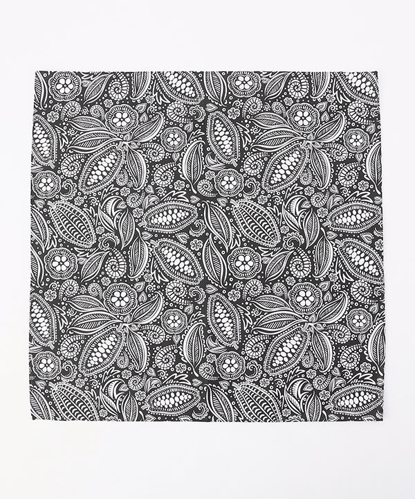 Printed Handkerchief 03 Cacao