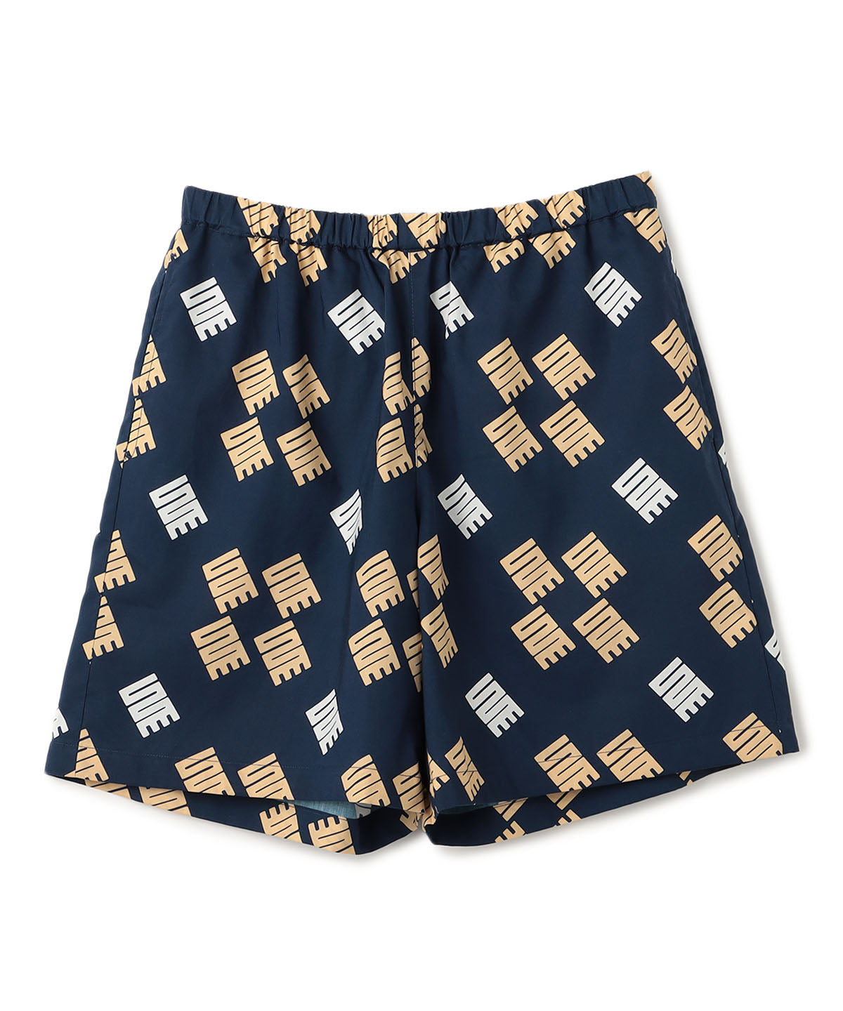 African Textile Shorts NAVY