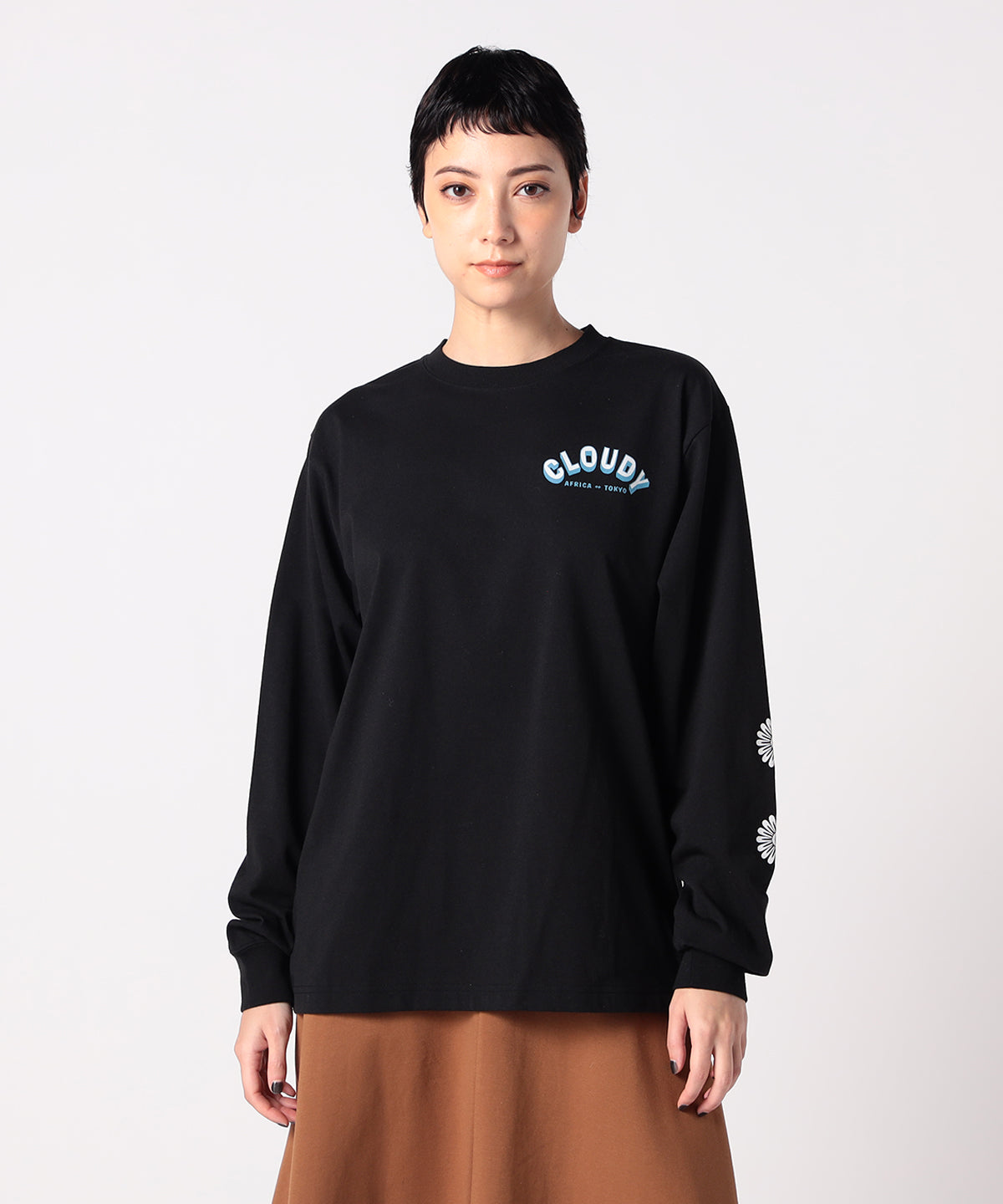 Long Sleeve T-Shirts Have a good CLOUDY BLACK