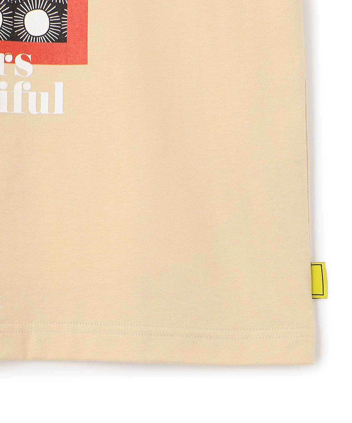 Lunch T-shirt Collage Sun LIGHT BEIGE