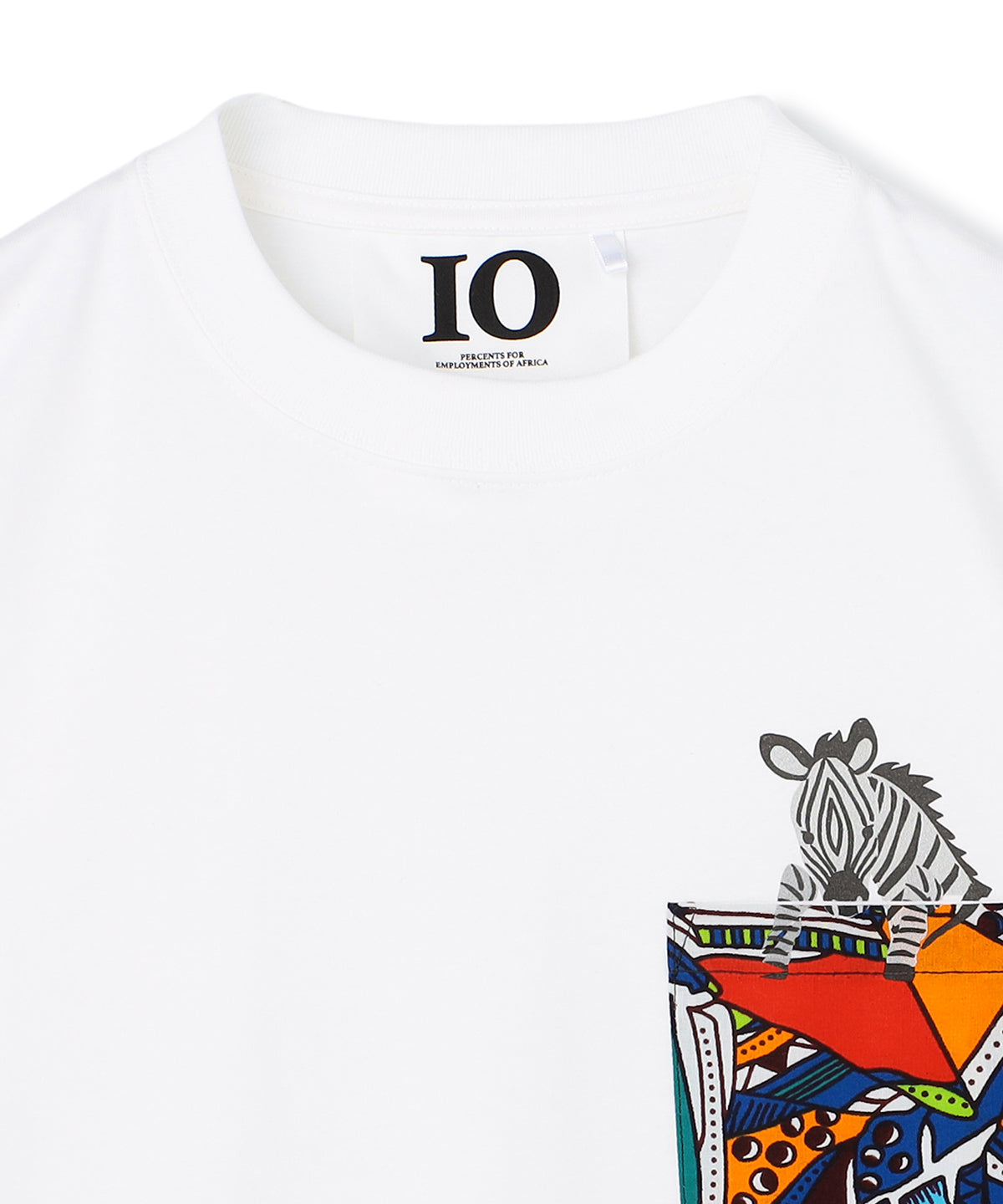 Printed Pocket T-SHIRTS Zebra 404 WHITE | Tシャツ | CLOUDY公式通販 