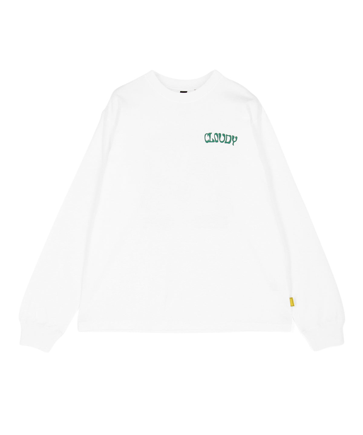 プリントロングTシャツ CLOUDY FARM ホワイト