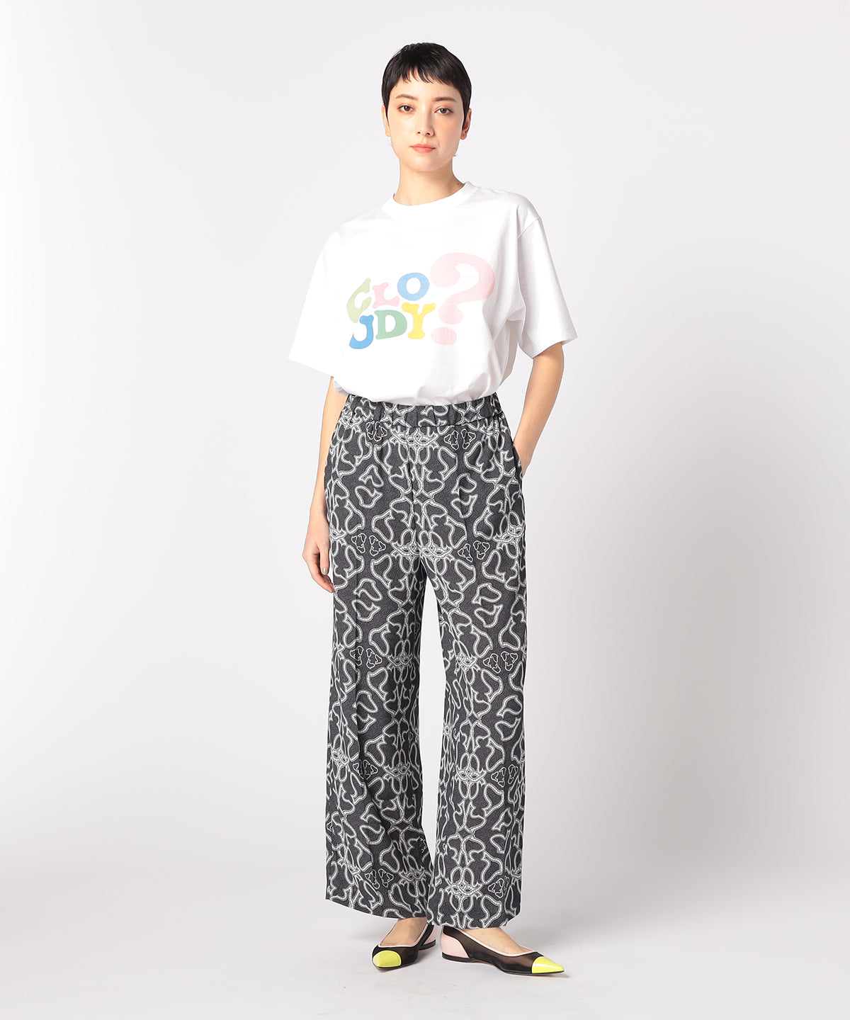 Recycled African Textile Long Pants BLACK