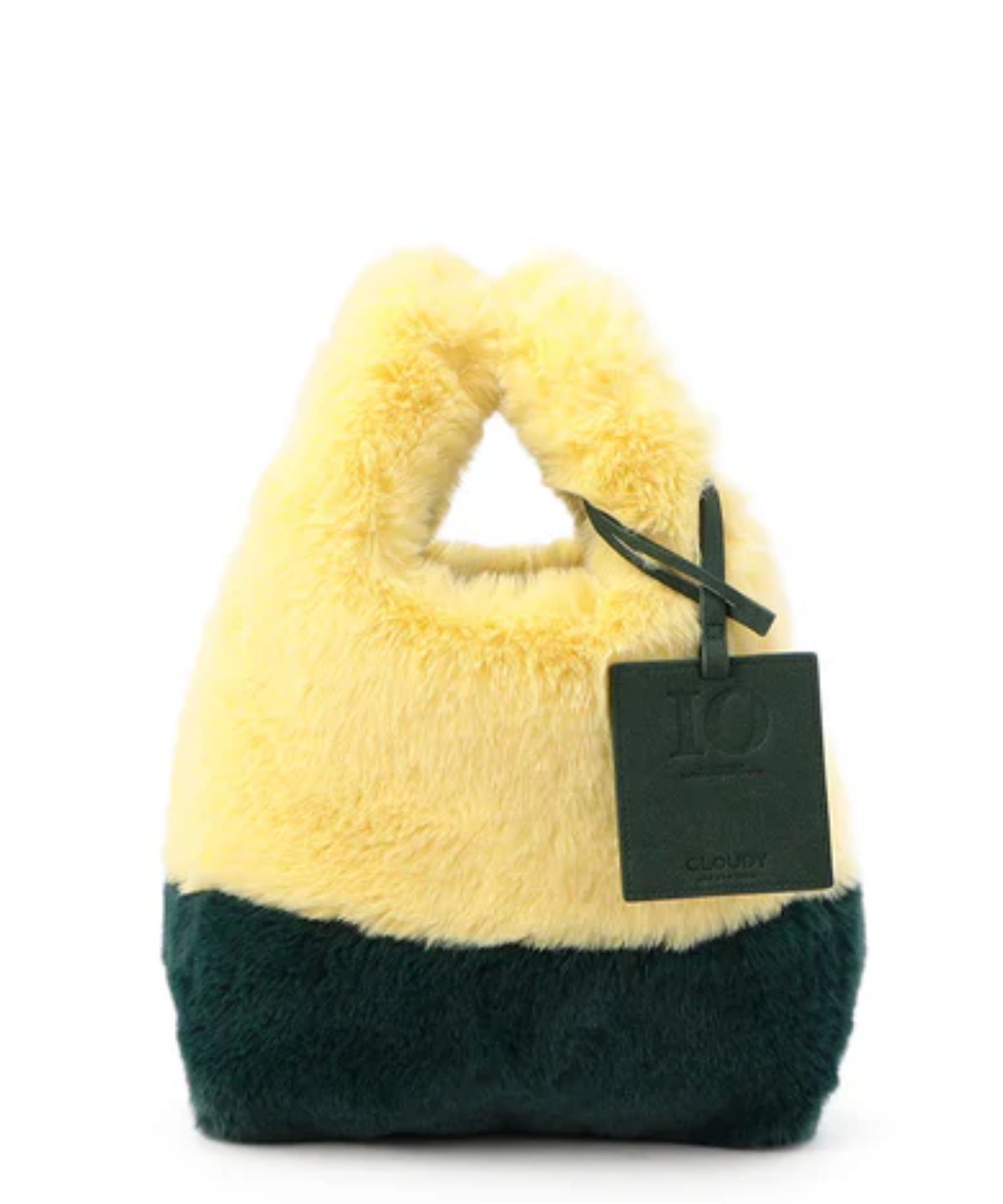 Eco Fur Convenience Bag (Small) YELLOW×GREEN