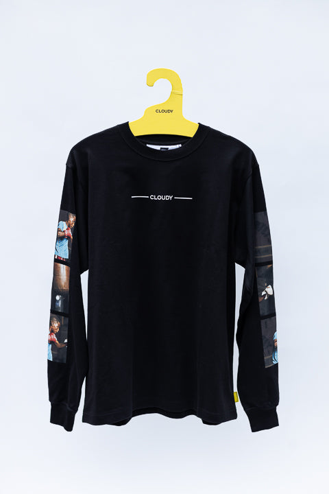 Lunch Long T-shirts SUPER RICH KIDS BLACK