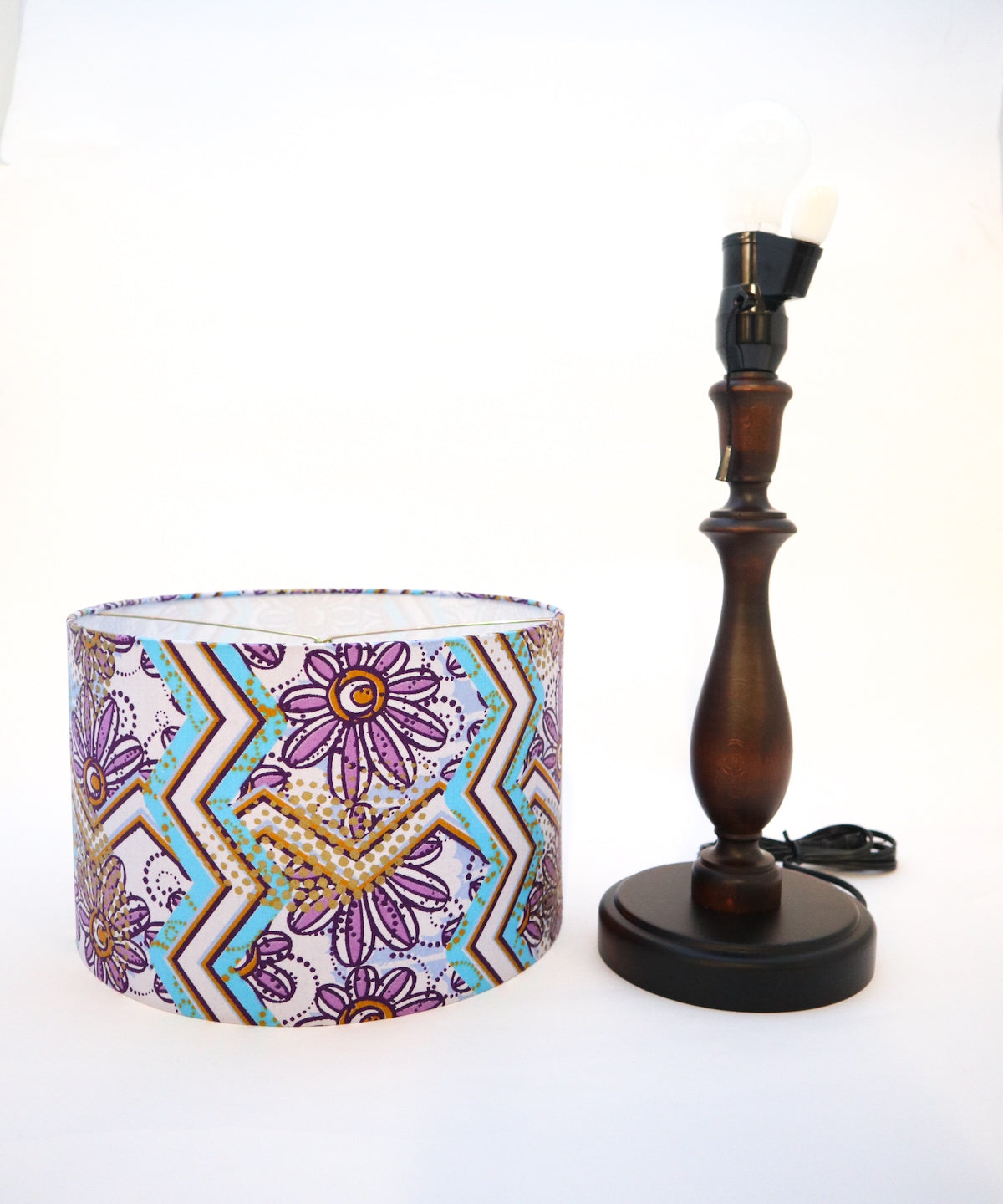 African textile Lamp 105-4