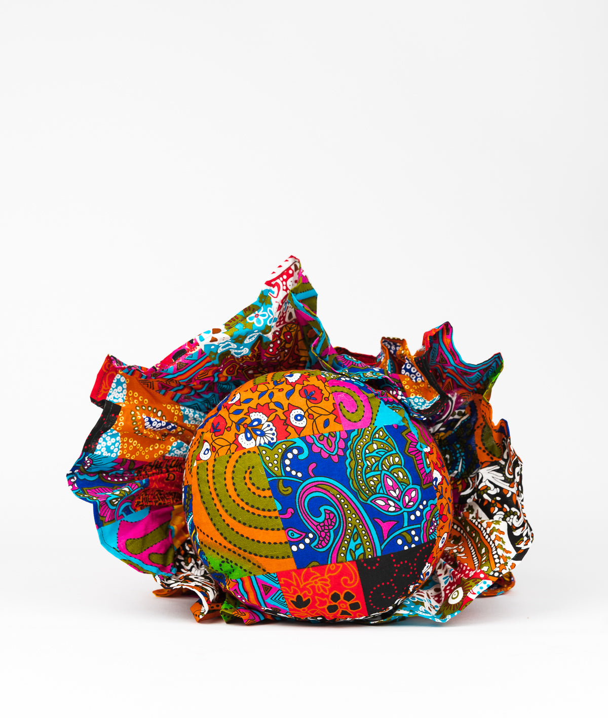 Kitenge Frill Shoulder Bag 046